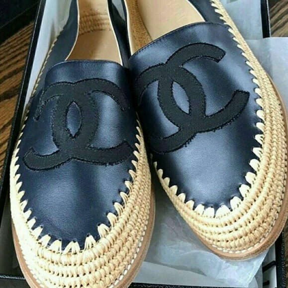 CHANEL Shoes - Chanel Espadrilles Navy